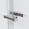 Reveal 71 32 1/2-35 1/2 x 71 1/2 in. 8mm Pivot Shower Door for Alcove Installation with Clear glass in Chrome