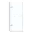 Reveal 71 32 1/2-35 1/2 x 71 1/2 in. 8mm Pivot Shower Door for Alcove Installation with Clear glass in Chrome
