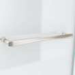 Reveal 71 32 1/2-35 1/2 x 71 1/2 in. 8mm Pivot Shower Door for Alcove Installation with Clear glass in Brushed Nickel