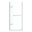 Reveal 71 32 1/2-35 1/2 x 71 1/2 in. 8mm Pivot Shower Door for Alcove Installation with Clear glass in Brushed Nickel