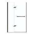 Reveal 71 41 1/2-44 1/2 x 71 1/2 in. 8mm Pivot Shower Door for Alcove Installation with Clear glass in Dark Bronze