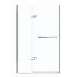 Reveal 71 38-41 x 71 1/2 in. 8mm Pivot Shower Door for Alcove Installation with Clear glass in Chrome