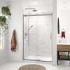 Revelation Round 44-47 in. x 70 1/2-73 in. 6 mm Bypass Shower Door for Alcove Installation with Clear glass in Chrome