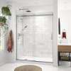 Revelation Round 56-59 in. x 70 1/2-73 in. 6 mm Bypass Shower Door for Alcove Installation with Clear glass in Chrome