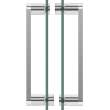 Revelation Round 56-59 in. x 70 1/2-73 in. 6 mm Bypass Shower Door for Alcove Installation with Clear glass in Matte Black