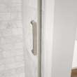 Revelation Round 56-59 x 56 3/4-59 1/4 in. 8mm Bypass Tub Door for Alcove Installation with Clear glass in Brushed Nickel