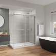 Duel Alto 56-59 X 78 in. 8mm Bypass Shower Door for Alcove Installation with GlassShield(R) glass in Chrome