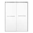 Duel Alto 56-59 X 78 in. 8mm Bypass Shower Door for Alcove Installation with GlassShield(R) glass in Chrome