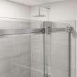 Duel Alto 44-47 X 78 in. 8mm Bypass Shower Door for Alcove Installation with GlassShield(R) glass in Chrome