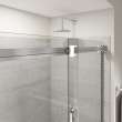 Duel Alto 44-47 X 78 in. 8mm Bypass Shower Door for Alcove Installation with GlassShield(R) glass in Chrome & Matte White