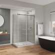 Duel Alto 44-47 X 78 in. 8mm Bypass Shower Door for Alcove Installation with GlassShield(R) glass in Brushed Nickel