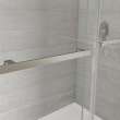 Duel Alto 44-47 X 78 in. 8mm Bypass Shower Door for Alcove Installation with GlassShield(R) glass in Brushed Nickel