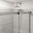 Duel Alto 44-47 X 78 in. 8mm Bypass Shower Door for Alcove Installation with GlassShield(R) glass in Brushed Nickel