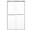 Duel Alto 44-47 X 78 in. 8mm Bypass Shower Door for Alcove Installation with GlassShield(R) glass in Brushed Nickel