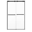 Duel Alto 44-47 X 78 in. 8mm Bypass Shower Door for Alcove Installation with GlassShield(R) glass in Matte Black