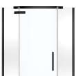 Hana Neo-angle 40 x 40 x 75 in. 8mm Pivot Shower Door for Corner Installation with Clear glass in Matte Black