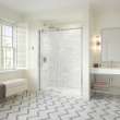 Odyssey SC 57-59 1/2 x 78in. 8 mm Sliding Shower Door for Alcove Installation with Clear glass in Chrome