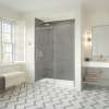 Odyssey SC 57-59 1/2 x 78in. 8 mm Sliding Shower Door for Alcove Installation with Clear glass in Brushed Nickel
