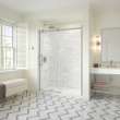 Odyssey SC 57-59 1/2 x 78in. 8 mm Sliding Shower Door for Alcove Installation with Clear glass in Brushed Nickel