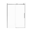 Odyssey SC 57-59 1/2 x 78in. 8 mm Sliding Shower Door for Alcove Installation with Clear glass in Brushed Nickel
