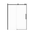 Odyssey SC 57-59 1/2 x 78in. 8 mm Sliding Shower Door for Alcove Installation with Clear glass in Matte Black