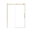 Odyssey SC 57-59 1/2 x 78in. 8 mm Sliding Shower Door for Alcove Installation with Clear glass in Brushed Gold