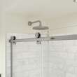 Odyssey SC 45-47 1/2 x 78in. 8 mm Sliding Shower Door for Alcove Installation with Clear glass in Brushed Nickel
