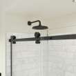 Odyssey SC 45-47 1/2 x 78in. 8 mm Sliding Shower Door for Alcove Installation with Clear glass in Matte Black
