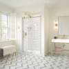 Odyssey SC 45-47 1/2 x 78in. 8 mm Sliding Shower Door for Alcove Installation with Clear glass in Brushed Gold