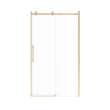 Odyssey SC 45-47 1/2 x 78in. 8 mm Sliding Shower Door for Alcove Installation with Clear glass in Brushed Gold