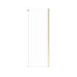 Odyssey SC Return Panel for 32 in. Base in Clear glass in Brushed Gold