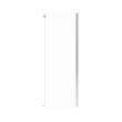 Odyssey SC Return Panel for 36 in. Base in Clear glass in Chrome