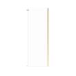 Odyssey SC Return Panel for 36 in. Base in Clear glass in Brushed Gold