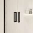 Radia Neo-round 32 x 32 x 71 1/2 in. 6 mm Sliding Shower Door for Corner Installation with Clear glass in Matte Black