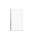 Edge Square 34 x 58 in. 8 mm Tub Screen for Alcove Installation with Clear glass in Brushed Nickel