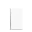 Axial Square 34 x 58 in. 8 mm Tub Screen for Alcove Installation with Clear glass in Chrome
