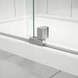 ModulR 48 x 32 x 78 in. 8mm Pivot Shower Door for Corner Installation with Clear glass in Chrome