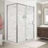 ModulR 60 x 36 x 78 in. 8mm Pivot Shower Door for Corner Installation with Clear glass in Chrome