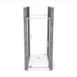 ModulR 2 32 x 78 in. 8mm Pivot Shower Door for Tunnel Installation with Clear glass in Chrome