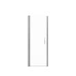 Manhattan 23-25 x 68 in. 6 mm Pivot Shower Door for Alcove Installation with Clear glass & Round Handle in Chrome