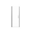 Manhattan 23-25 x 68 in. 6 mm Pivot Shower Door for Alcove Installation with Clear glass & Square Handle in Chrome