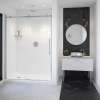 Vela 56 1/2-59 x 78 3/4 in. 8mm Sliding Shower Door for Alcove Installation with Clear glass in Chrome