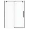 Vela 56 1/2-59 x 78 3/4 in. 8mm Sliding Shower Door for Alcove Installation with Clear glass in Matte Black