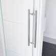 Vela 56 1/2-59 x 59 in. 8 mm Sliding Tub Door for Alcove Installation with Clear glass in Chrome