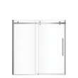 Vela 56 1/2-59 x 59 in. 8 mm Sliding Tub Door for Alcove Installation with Clear glass in Chrome