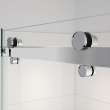 Vela 56 1/2-59 x 59 in. 8 mm Sliding Tub Door with Towel Bar for Alcove Installation with Clear glass in Chrome