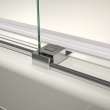 Vela 56 1/2-59 x 59 in. 8 mm Sliding Tub Door with Towel Bar for Alcove Installation with Clear glass in Chrome