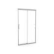 Incognito 74 39-42 x 74 in. 8mm Bypass Shower Door for Alcove Installation with Clear glass in Chrome
