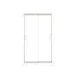 Incognito 74 39-42 x 74 in. 8mm Bypass Shower Door for Alcove Installation with Clear glass in Brushed Nickel