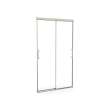 Incognito 74 39-42 x 74 in. 8mm Bypass Shower Door for Alcove Installation with Clear glass in Brushed Nickel